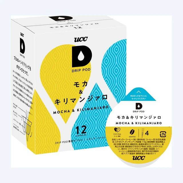 UCC DRIP POD ドリップポッド モカ＆キリマンジァロ 12個入【KEURIG(キューリグ)ではご利用頂けません】