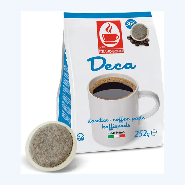 Bonini Decaf Senseo Compatible Coffee Pods x36