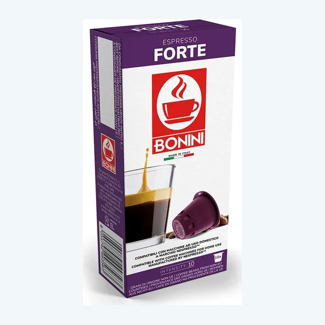 Bonini Forte 10 Capsule Nespresso Compatible Pods