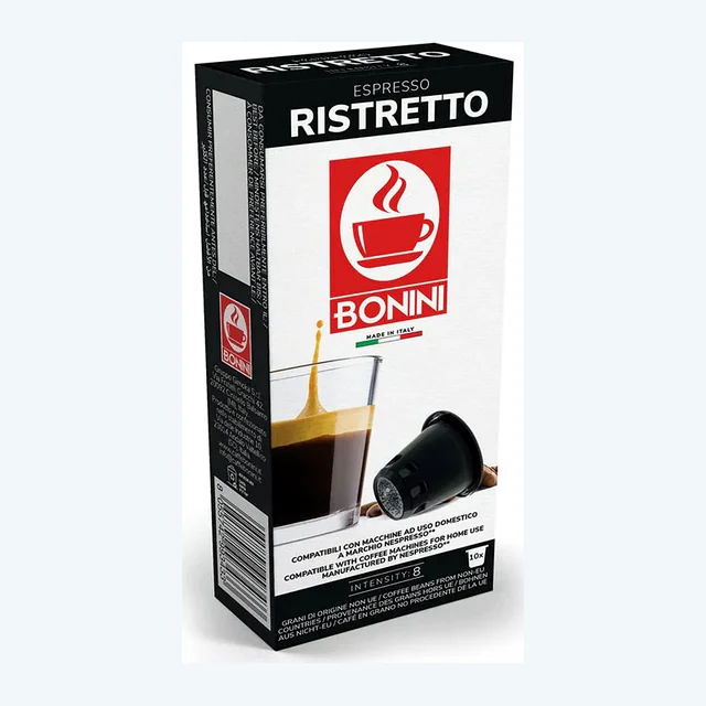 Bonini Ristretto 10 Capsule Nespresso Compatible Pods