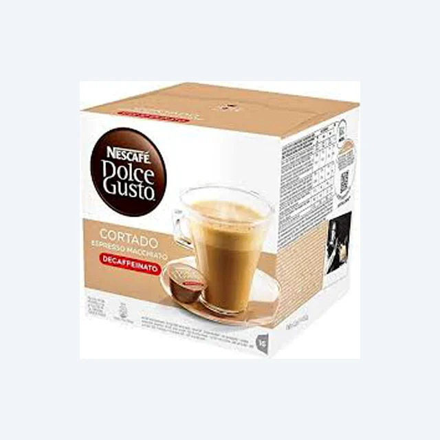 Dolce Gusto Espresso Cortado Macchiato Decaf Coffee Pods