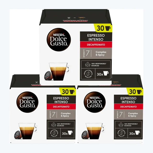 Dolce Gusto Espresso Intenso Decaf 3x30 Coffee Pods