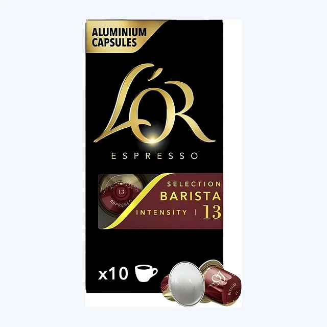 L'OR Espresso Barista Coffee Capsules x10 Nespresso Compatible