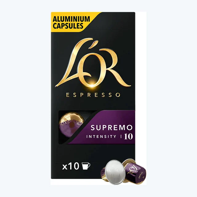 L'OR Espresso Supremo Coffee Capsules x10 Nespresso Compatible