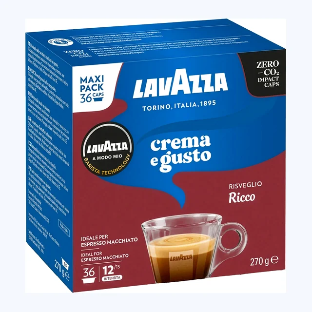 Lavazza A Modo Mio Crema E Gusto Ricco 36 Coffee Pods