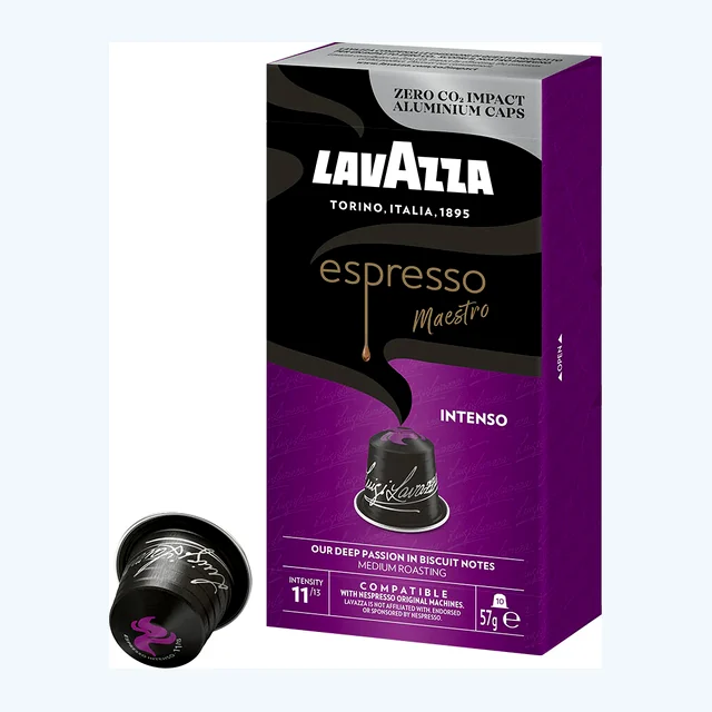 Lavazza Maestro Espresso Intenso 10 Capsule Nespresso Compatible Pods