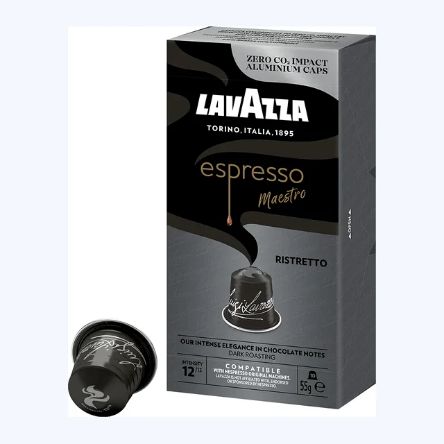 Lavazza Maestro Espresso Ristretto 10 Capsule Nespresso Compatible Pods