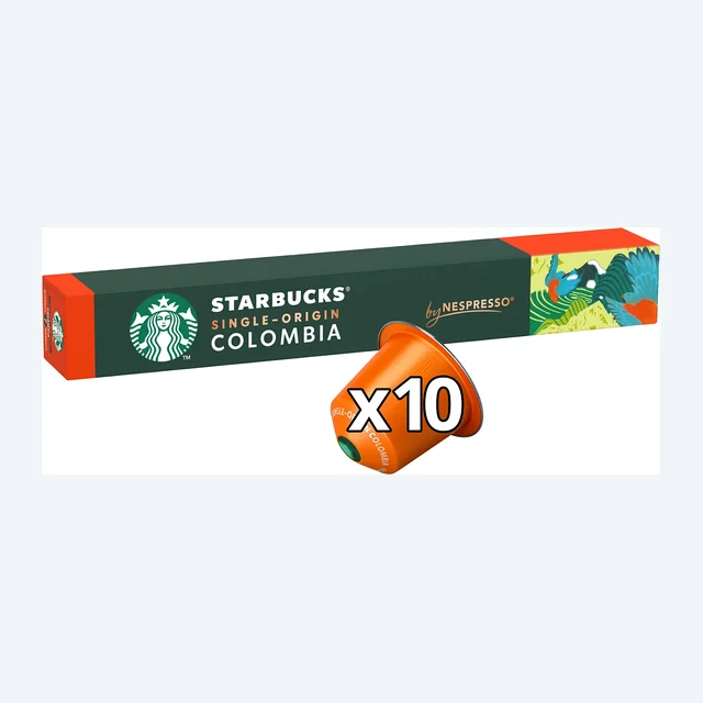 Starbucks Nespresso Colombia Coffee Pods 10