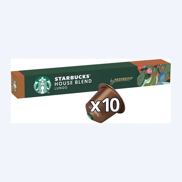 Starbucks Nespresso House Blend Coffee Pods 10