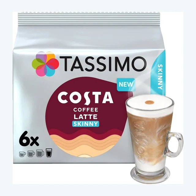 Tassimo Costa Skinny Latte Coffee Pods