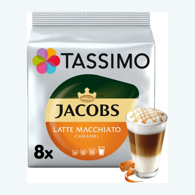 Tassimo Jacobs Caramel Latte Macchiato Coffee Pods