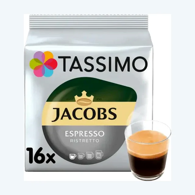 Tassimo Jacobs Espresso Ristretto Coffee Pods