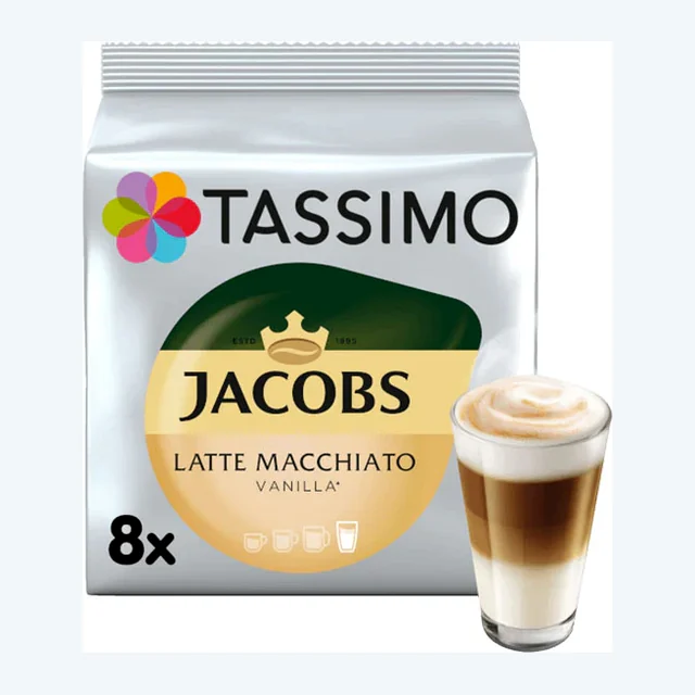 Tassimo Jacobs Vanilla Latte Macchiato Coffee Pods