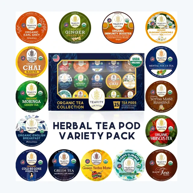 Organic Herbal Tea Pod Variety Gift Box