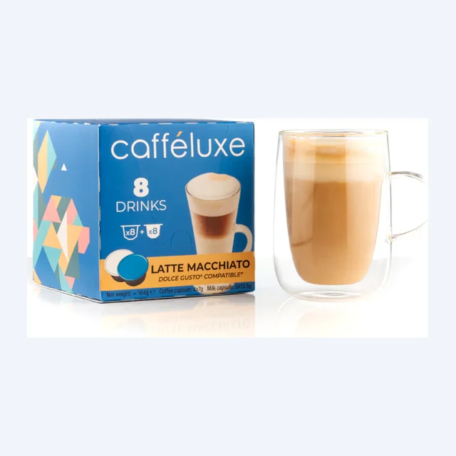 Caffeluxe Latte Macchiato Dolce Gusto (8+8)