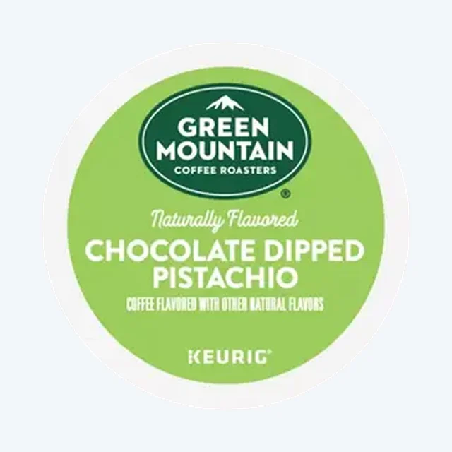 Chocolate Dipped Pistachio Coffee