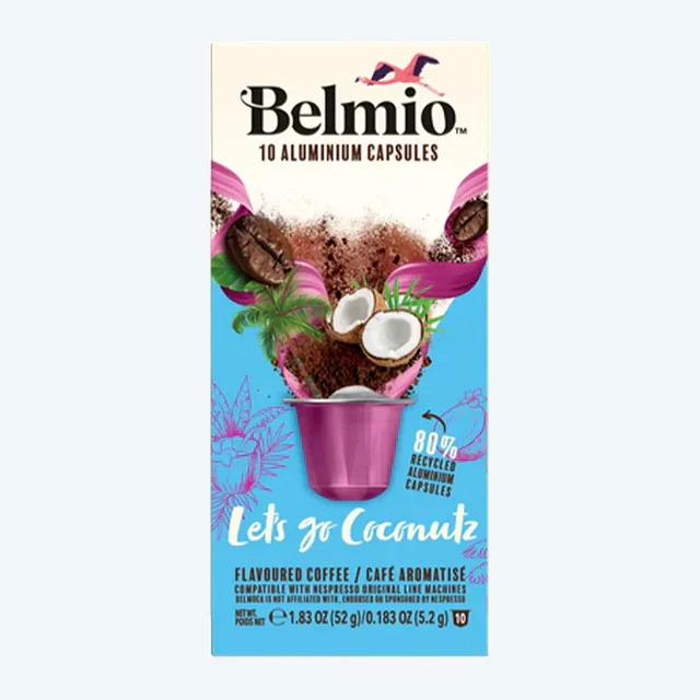 Belmio Coconut Nespresso® Compatible Capsules, 10 Pack  ALUMINUM