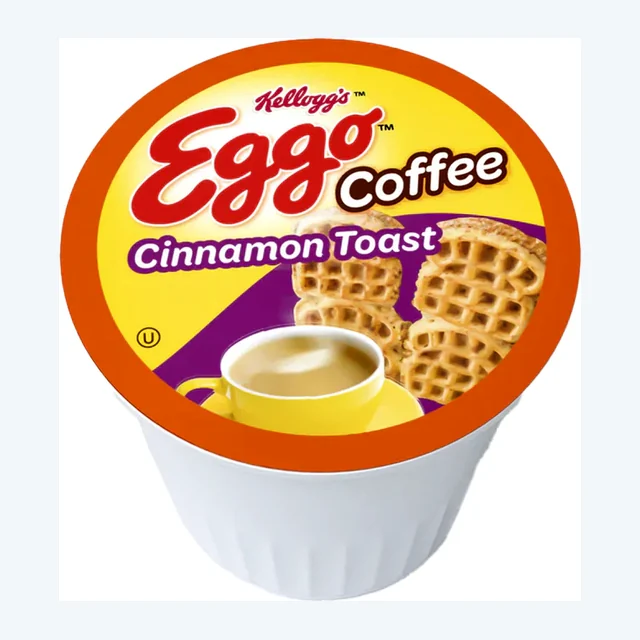 KELLOGG'S EGGO CINNAMON TOAST WAFFLE KCUP...12 CT