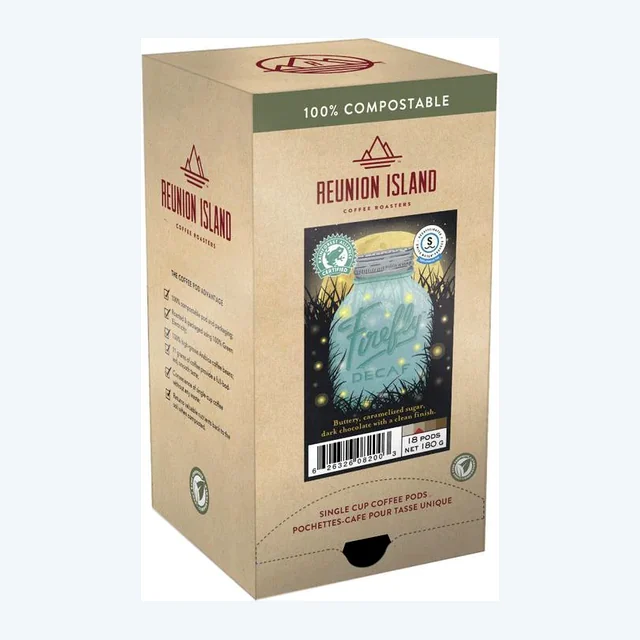 Reunion Island Firefly SWP Decaf PODS