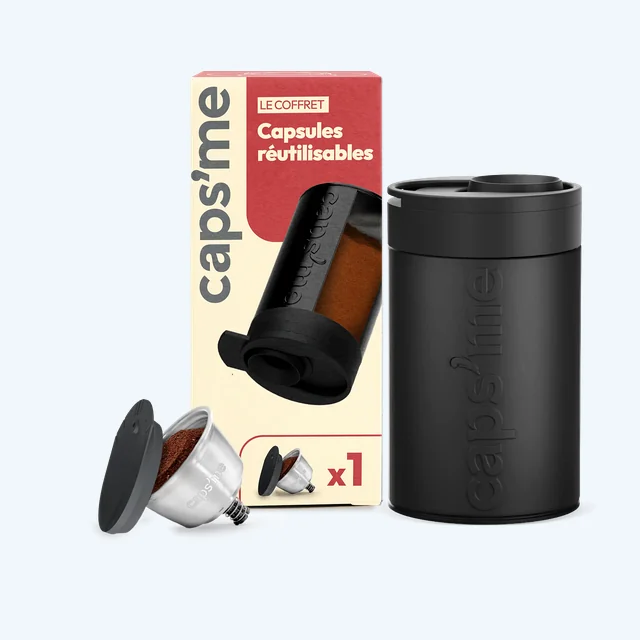 Nouveau coffret capsule réutilisable compatible Nescafé® Dolce Gusto®*