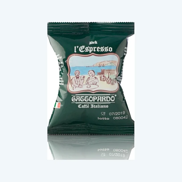 100 Capsule Compatibili Nespresso Toda Gattopardo Decaffeinato