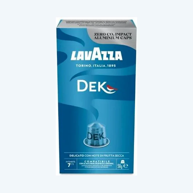 100 Capsule Lavazza Compatibili Nespresso Decaffeinato in Alluminio