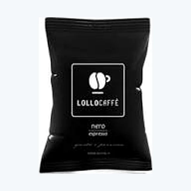 75 Capsule Compatibili Espresso Point Lollo Caffè Bidose Nera