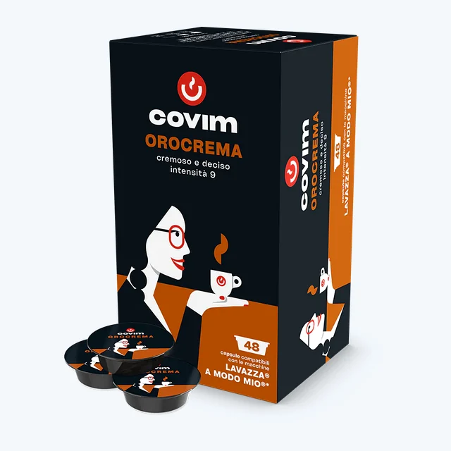 96 Capsule Compatibili Lavazza A Modo Mio Covim Orocrema