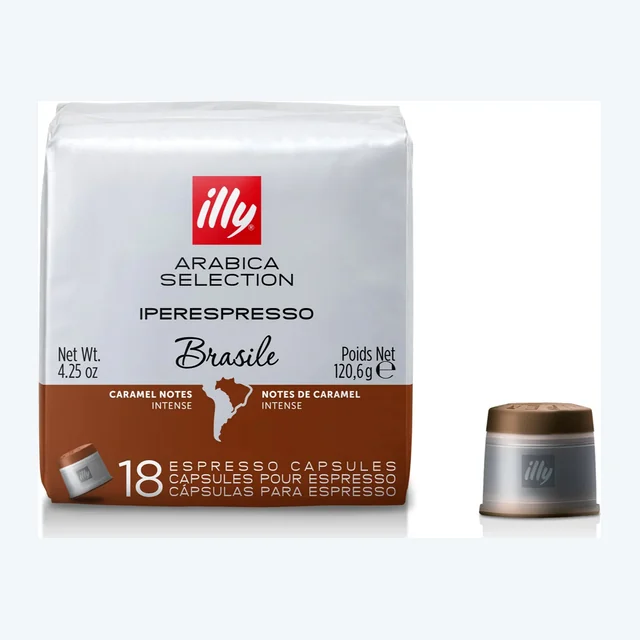 illy Iperespresso Capsules - MonoArabica - Brazil - Brasile - 18 Capsules