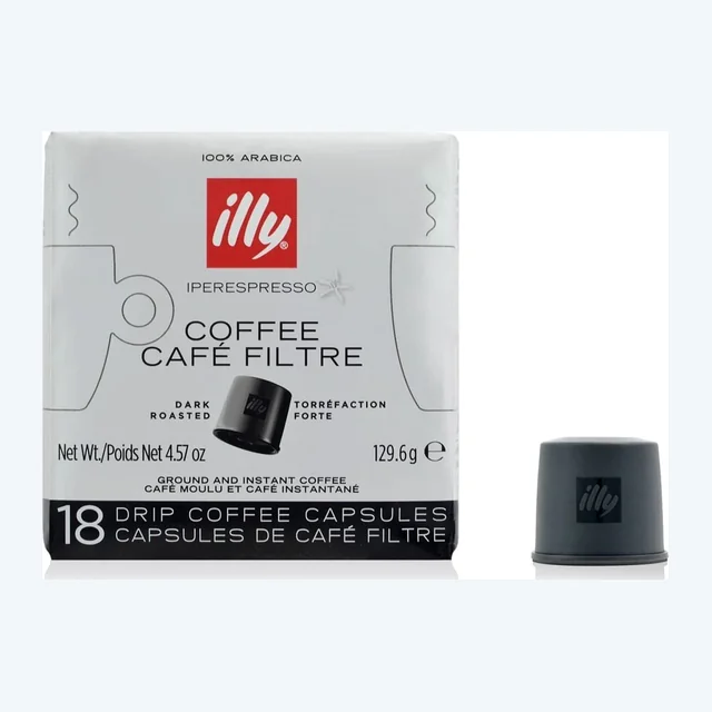 Iper Coffee Capsule Cube Dark Roast for duo illy machines