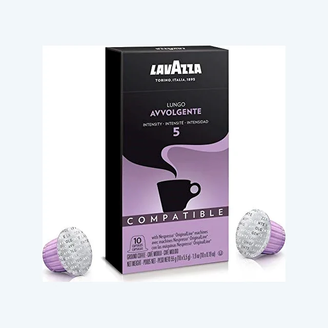 Lavazza - Avvolgente Lungo Intensity #5 - Capsules - 10/Bag - Compatible with Nespresso® Machines