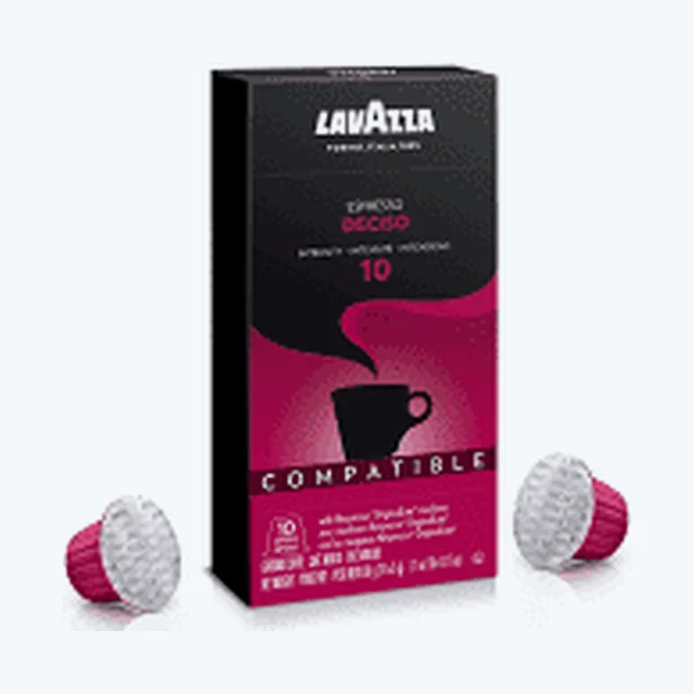 Lavazza - Deciso - Espresso Capsules (Intensity 10) - 10/Bag - Compatible with Nespresso® Machines