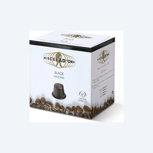 Miscela d'Oro Espresso Cremoso Capsules - 10/Bag - Compatible with Nespresso® Machines