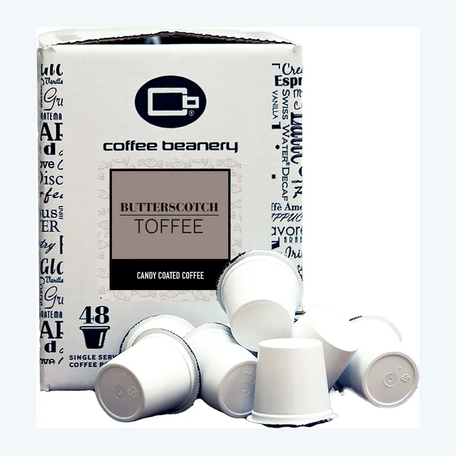 Butterscotch Toffee Flavored Coffee Pods | Bulk
