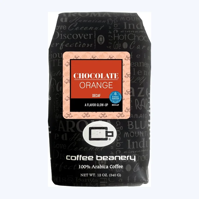 Chocolate Orange Swiss Water Process Decaf Flavored Coffee