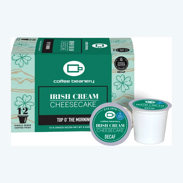 Irish Cream Cheesecake Flavored Decaf Coffee Pods