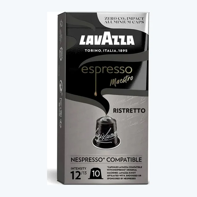 Lavazza Ristretto, box of 10 Nespresso Capsules