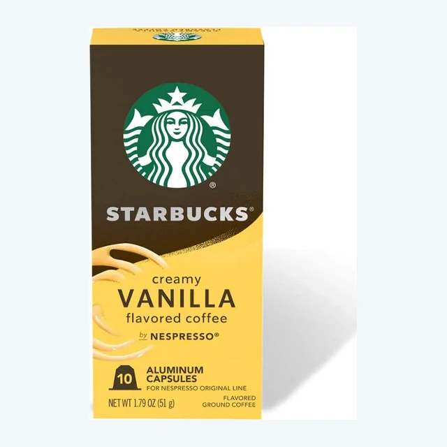 Starbucks Vanilla, Box of 10 Nespresso Capsules