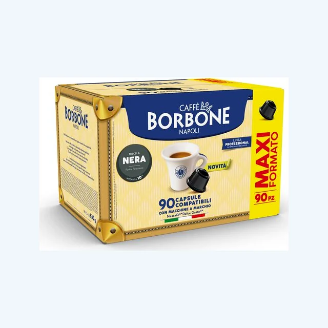 Borbone Capsule Compatibili Nescafe Dolce Gusto Nera 90pz