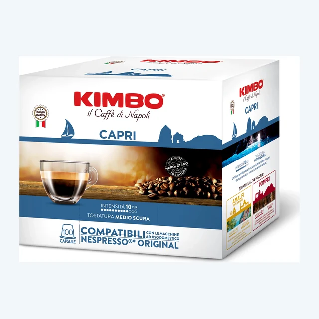 Kimbo Capsule Compatibili Nespresso Capri 100pz