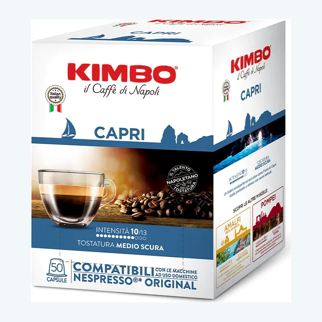 Kimbo Capsule Compatibili Nespresso Capri 50 pz