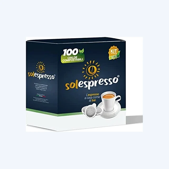 Solespresso Compatibili Cialde E.S.E 100 pz + Kit Omaggio
