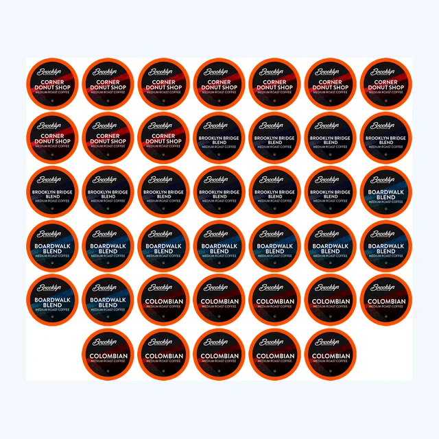 Brooklyn Bean Medium Roast Coffee Pods Variety Pack