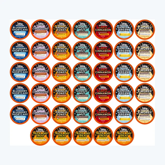 Java Factory Roasters Flavored Coffee Pods Variety Pack