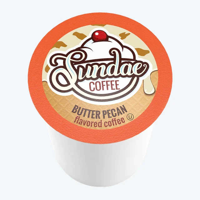 Sundae Ice Cream Butter Pecan Coffee Pods