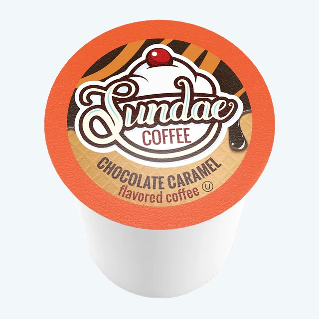 Sundae Ice Cream Chocolate Caramel Coffee Pods