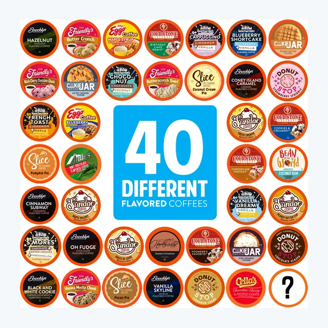 Two Rivers Coffee Flavored Coffee Pods Variety Pack