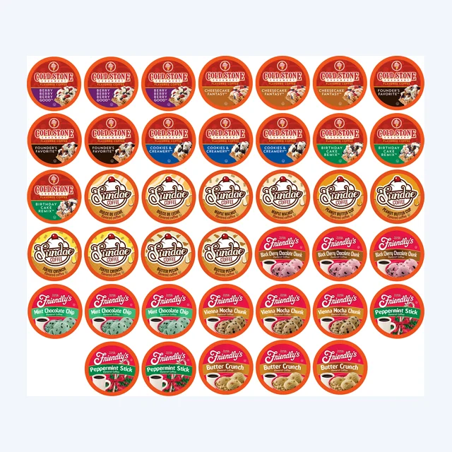 Two Rivers Coffee Ice Cream Flavored Coffee Pods Variety Pack